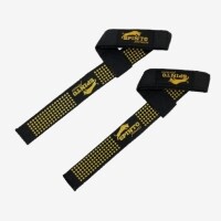 PADDED LIFTING STRAPS WITH SILICONE GRIP (SPINTO-24)