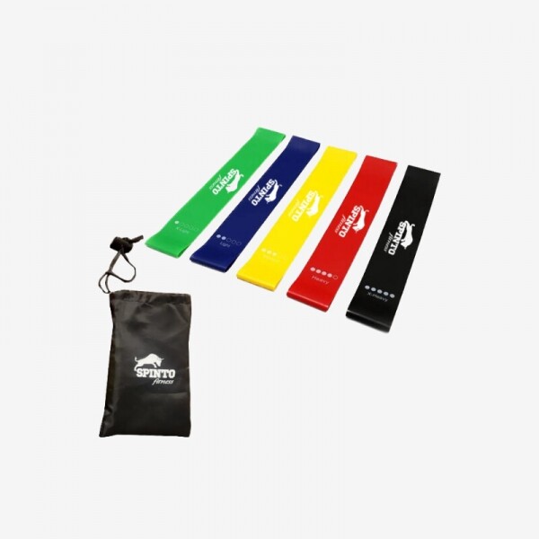 365MUSCLE,RESISTANCE BANDS SET OF 5 (SPINTO-7)